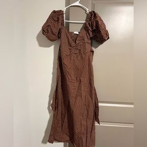 Faithfull the brand Polka dot maxi dress